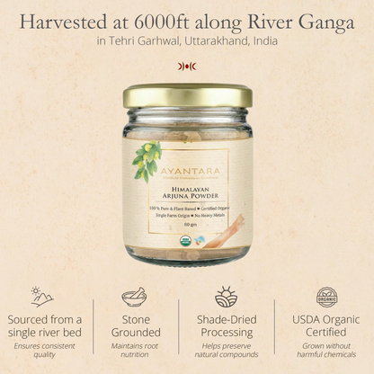 Himalayan Arjuna Root Powder | 100 % Pure & Natural